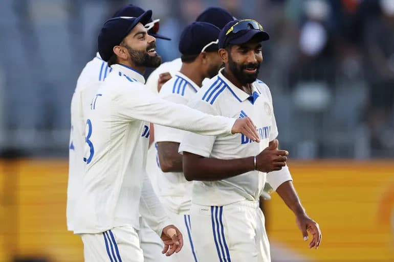 Bumrah stars as Kohli and co toil – first Test Day One