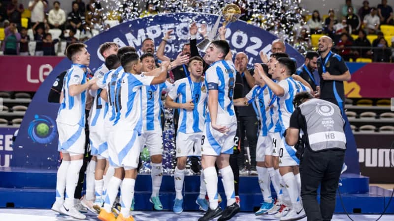 Champion Argentina crushes Colombia with one goa