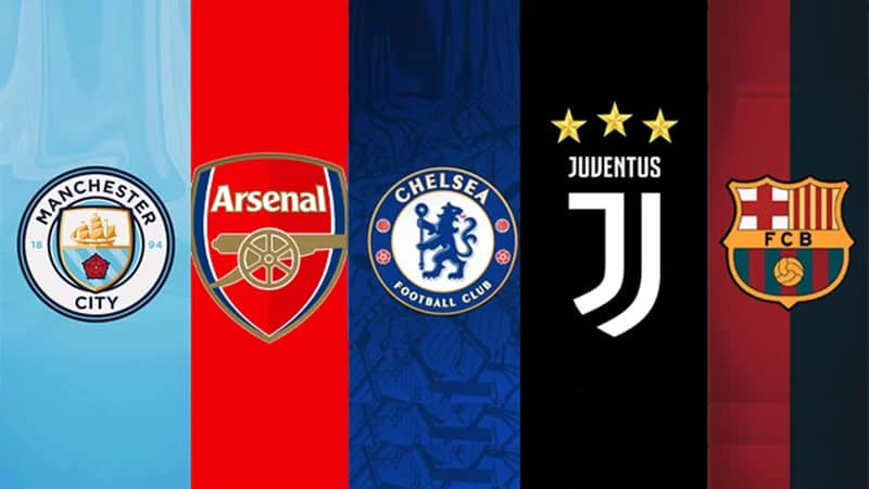 Manchester City-Arsenal-Chelsea-Juventus-Barcelona are taking to the field tonight.